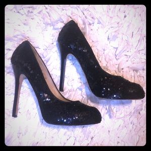 Dolce Vita Sequin Heels (9M) Black